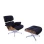 bluefurn fåtölj med Hocker | Eames stil EA670