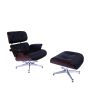 bluefurn fåtölj med Hocker XL | Eames stil EA670