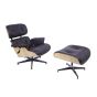 bluefurn fåtölj med Hocker XL | Eames stil EA670