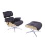 bluefurn fåtölj med Hocker XL | Eames stil EA670