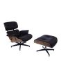 bluefurn fåtölj med Hocker XL | Eames stil EA670