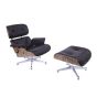 bluefurn fåtölj med Hocker XL | Eames stil EA670