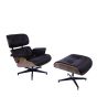 bluefurn fåtölj med Hocker | Eames stil EA670