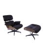 bluefurn fåtölj med Hocker XL | Eames stil EA670