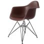 bluefurn eetkamerstoel Zwart frame | Eames stijl DAR