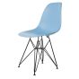 Eames stil DSR | spisestue stol Svart base matt