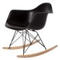 Eames stil RAR | gyngestol Svart base