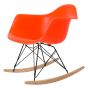 Eames stil RAR | gyngestol Svart base