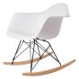 Eames stil RAR | gyngestol Svart base