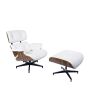 bluefurn fåtölj med Hocker XL | Eames stil EA670