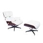bluefurn fåtölj med Hocker XL | Eames stil EA670