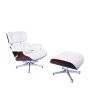 bluefurn fåtölj med Hocker XL | Eames stil EA670
