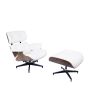 bluefurn fåtölj med Hocker | Eames stil EA670