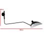 Serge Mouille Contemporary | vegglampe svart