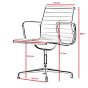 bluefurn Vergaderstoel mesh netweave | Eames stijl EA108