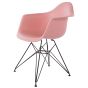 bluefurn eetkamerstoel Zwart frame | Eames stijl DAR
