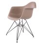 bluefurn eetkamerstoel Zwart frame | Eames stijl DAR