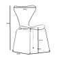 bluefurn cadeira de jantar | Jacobsen estilo Butterfly series