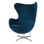 bluefurn lounge stol Cashmere | Jacobsen stil Egg stol