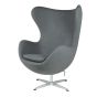 bluefurn lounge stol Cashmere | Jacobsen stil Egg stol