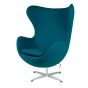 bluefurn lounge stol Cashmere | Jacobsen stil Egg stol