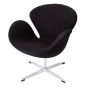 Jacobsen stijl Swan | lounge stoel