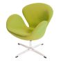 Jacobsen stijl Swan | lounge stoel