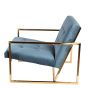 bluefurn lounge stol | Bluefurn Vintage Velvet Lounge