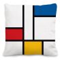 Barceloning Mondriaan | Housse de coussin hors remplissage multicolore
