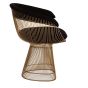 bluefurn silla de comedor pequeño | Platner estilo Wire silla