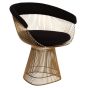 bluefurn silla de comedor pequeño | Platner estilo Wire silla
