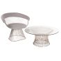 Platner style Wire table | table basse