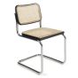 Breuer estilo Cesca | cadeira de jantar preto naturel