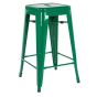 bluefurn barstool 66cm | Pauchard style Tolix style barstool