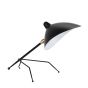 Serge Mouille Contemporary | lâmpada de mesa preto