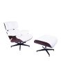 bluefurn fåtölj med Hocker XL | Eames stil EA670