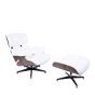 bluefurn fåtölj med Hocker | Eames stil EA670