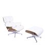 bluefurn fåtölj med Hocker XL | Eames stil EA670
