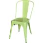 Pauchard style Chaise dextérieur de style Tolix | Chaise de terrasse sans accoudoirs