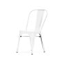 Pauchard style Chaise dextérieur de style Tolix | Chaise de terrasse sans accoudoirs