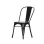 Pauchard style Chaise dextérieur de style Tolix | Chaise de terrasse sans accoudoirs
