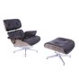 bluefurn fåtölj med Hocker XL | Eames stil EA670
