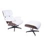 bluefurn fåtölj med Hocker XL | Eames stil EA670