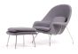 bluefurn chaise longue avec hocker | Eero Saarinen style Womb
