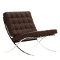 bluefurn lounge chair | Rohe style Barcelona Pavillion