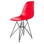 Eames styl DSR | jadalnia krzesło Czarna podstawa matowa