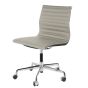 bluefurn krzesło konferencyjne Skóra na kółkach bez podłokietnika | Eames styl EA105