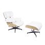 bluefurn Lounge chair with Hocker XL | Eames style EA670