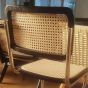 bluefurn silla de comedor | Breuer estilo Cesca Negro