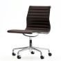 bluefurn krzesło konferencyjne Skóra na kółkach bez podłokietnika | Eames styl EA105